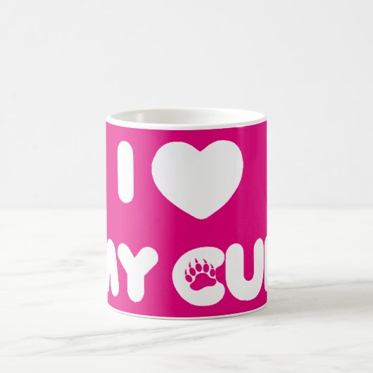 Mug J'aime mon ourson (Centre)
