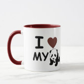 MUG J'AIME MON PANDA (Gauche)
