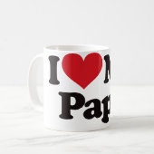 Mug J'aime mon papa (Devant gauche)