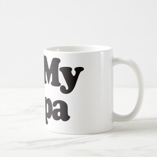 Mug J'aime mon papa (Droite)