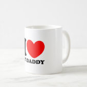Mug J'aime mon papa (Devant droit)