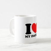 Mug J'aime mon papa (Devant gauche)