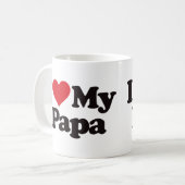Mug J'aime mon papa (Devant gauche)