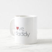 Mug J'aime mon papa (Devant gauche)
