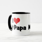 Mug J'aime mon papa (Devant gauche)