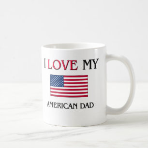 Mug J'aime mon papa américain