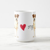 Mug J'aime mon pasteur Russell Terrier (Centre)
