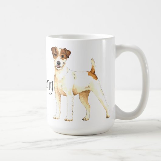 Mug J'aime mon pasteur Russell Terrier (Droite)