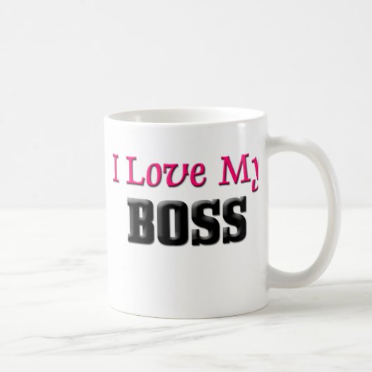 Mug J'aime mon patron (Droite)