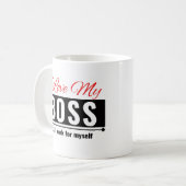 Mug J'Aime Mon Patron (Devant gauche)