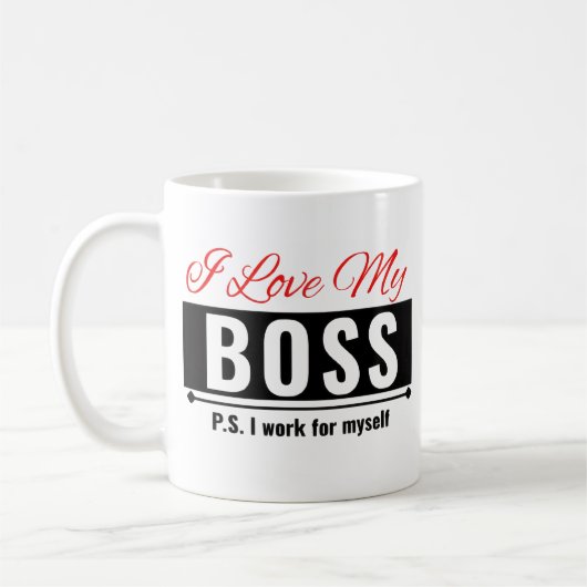 Mug J'Aime Mon Patron (Gauche)