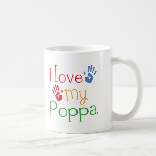 Mug J'aime mon pépère (Handprints) (Droite)