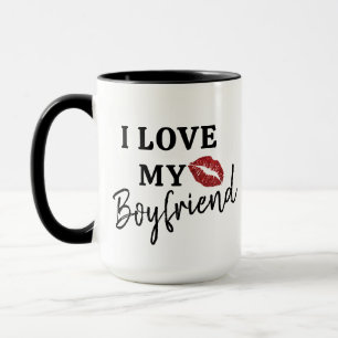 Mug J'Aime Mon Petit-Ami Café Romantique