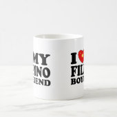 Mug J'aime mon petit ami philippin (Centre)