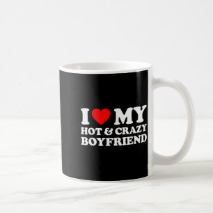 Mug J'aime mon petit ami super chaud fou Je coeur mon
