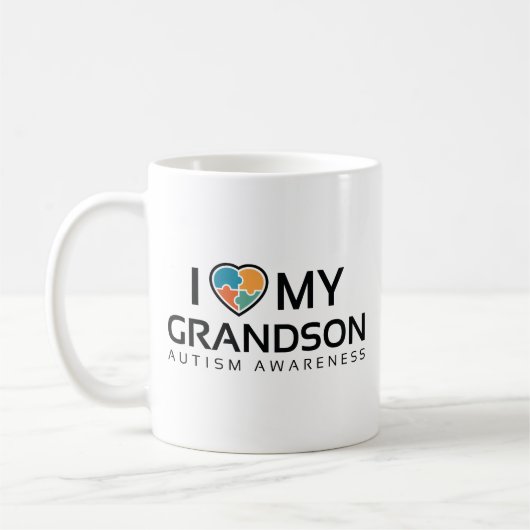 Mug J'Aime Mon Petit-Fils (Gauche)