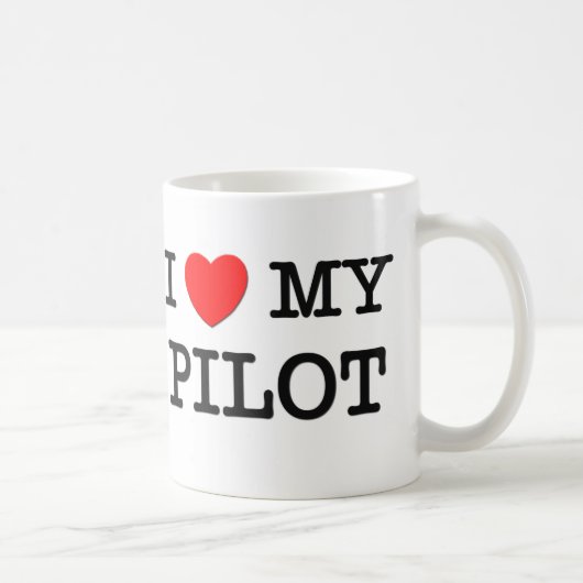 Mug J'aime mon PILOTE (Droite)