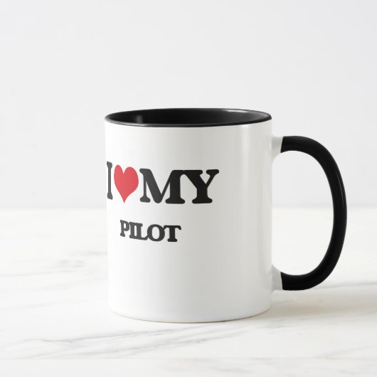 Mug J'aime mon pilote (Droite)