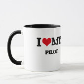 Mug J'aime mon pilote (Gauche)
