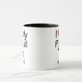 Mug J'Aime Mon Pitbull Dog (Centre)