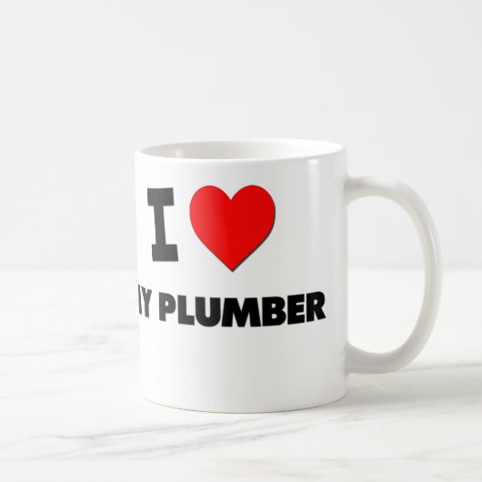 Mug J'aime mon plombier (Droite)