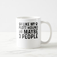 J'aime mon Plott Hound et 3 personnes