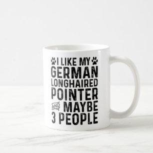 Mug J'aime mon pointer allemand à poil long et 3 perso