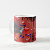Mug J'aime mon poney ! Cavalier mignon (Devant gauche)