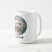 Mug J'Aime Mon Poodle (Devant droit)
