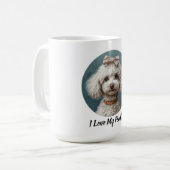 Mug J'Aime Mon Poodle (Devant gauche)