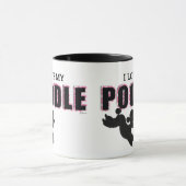 Mug J'Aime Mon Poodle Noir (Centre)