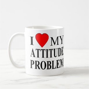 Mug J'Aime Mon Problème D'Attitude
