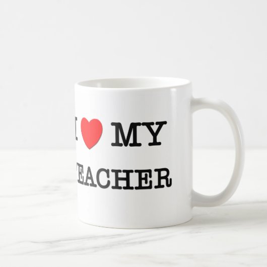Mug J'aime mon PROFESSEUR (Droite)
