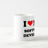 Mug J'aime mon programmateur de logiciel (Centre)