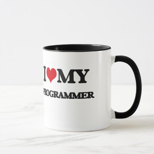 Mug J'aime mon programmeur (Droite)