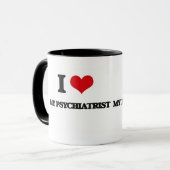Mug J'aime mon psychiatre (Devant gauche)
