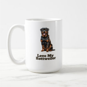 Mug "J'aime mon Rottweiler