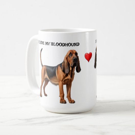 Mug J'Aime Mon Sang (Devant gauche)