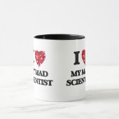 Mug J'aime mon scientifique fou (Centre)