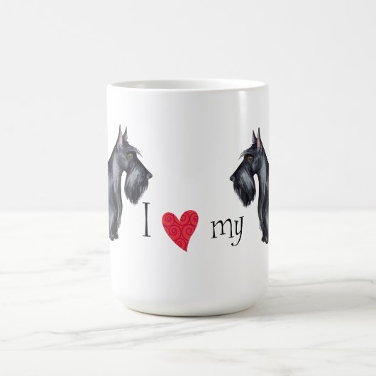 Mug J'aime mon Scottie (Centre)