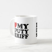 Mug J'Aime Mon Sheriff Adjoint (Devant gauche)