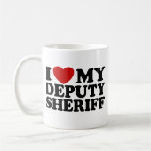 Mug J'Aime Mon Sheriff Adjoint (Gauche)