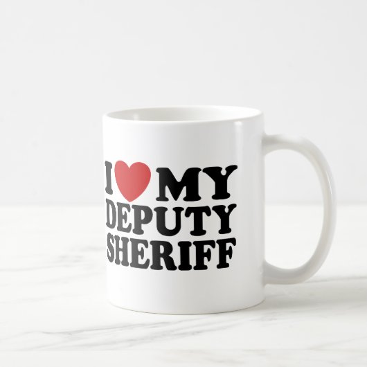 Mug J'Aime Mon Sheriff Adjoint (Droite)