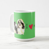 Mug J'aime mon Shih Tzu (Devant gauche)