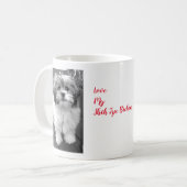Mug J'aime mon Shih Tzu Bichon (Devant gauche)