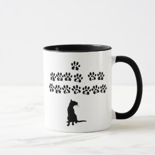 Mug J'aime mon siamois--Texte noir