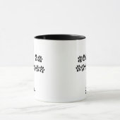 Mug J'aime mon siamois--Texte noir (Centre)