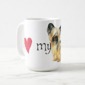 Mug J'aime mon Skye Terrier (Devant gauche)