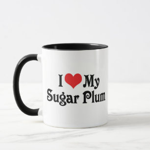 Mug J'aime mon sucre prune