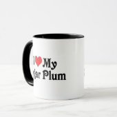 Mug J'aime mon sucre prune (Devant gauche)
